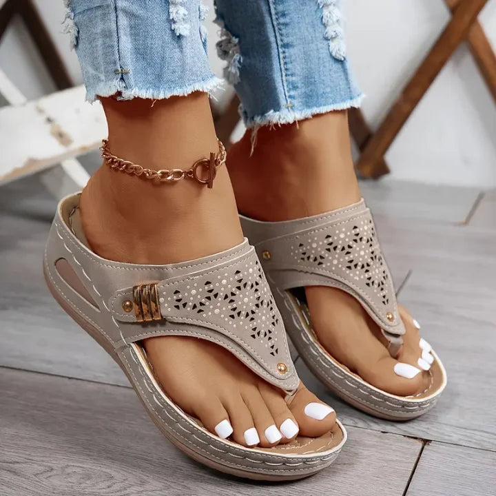 Prime™ | Zomersandalen met Sleehak