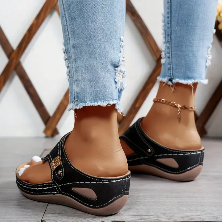 Prime™ | Zomersandalen met Sleehak