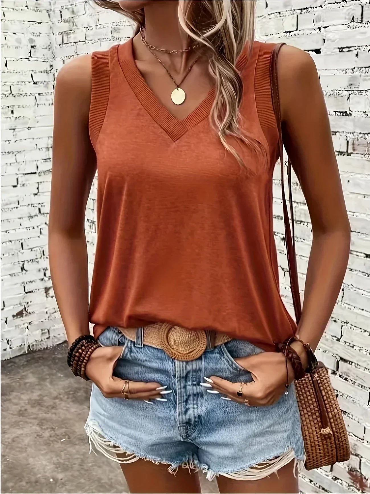 Assila - V-Hals Top