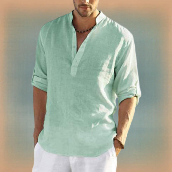 Cole – Casual en Stijlvol Linnen Shirt voor Heren