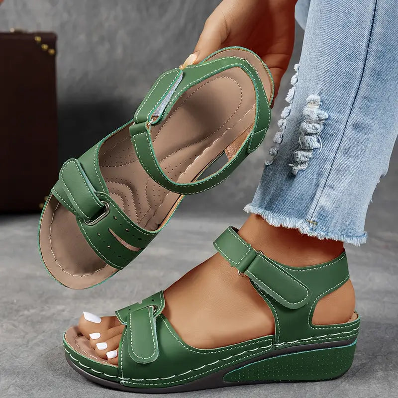 Veera™ - orthopedische sandalen met sleehak