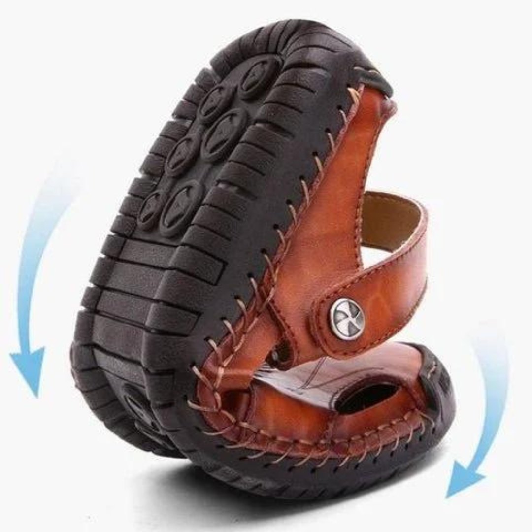 Laurent | Orthopedische leren sandalen