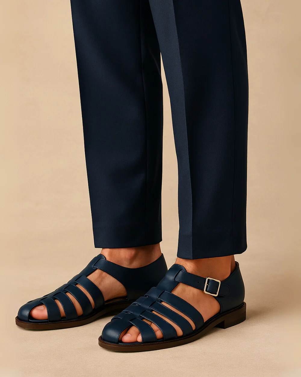 Henry | Gesloten Sandalen met Bandje