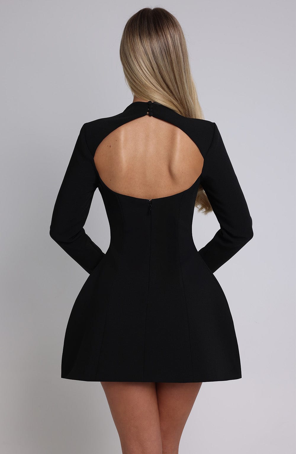 Élodie™ | Sculpturale Elegantie Mini Jurk