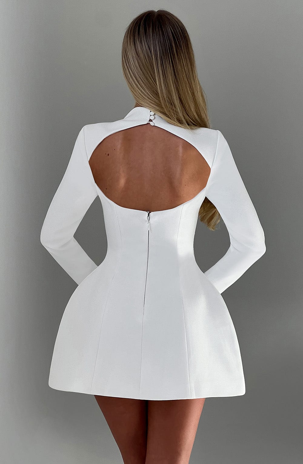 Élodie™ | Sculpturale Elegantie Mini Jurk