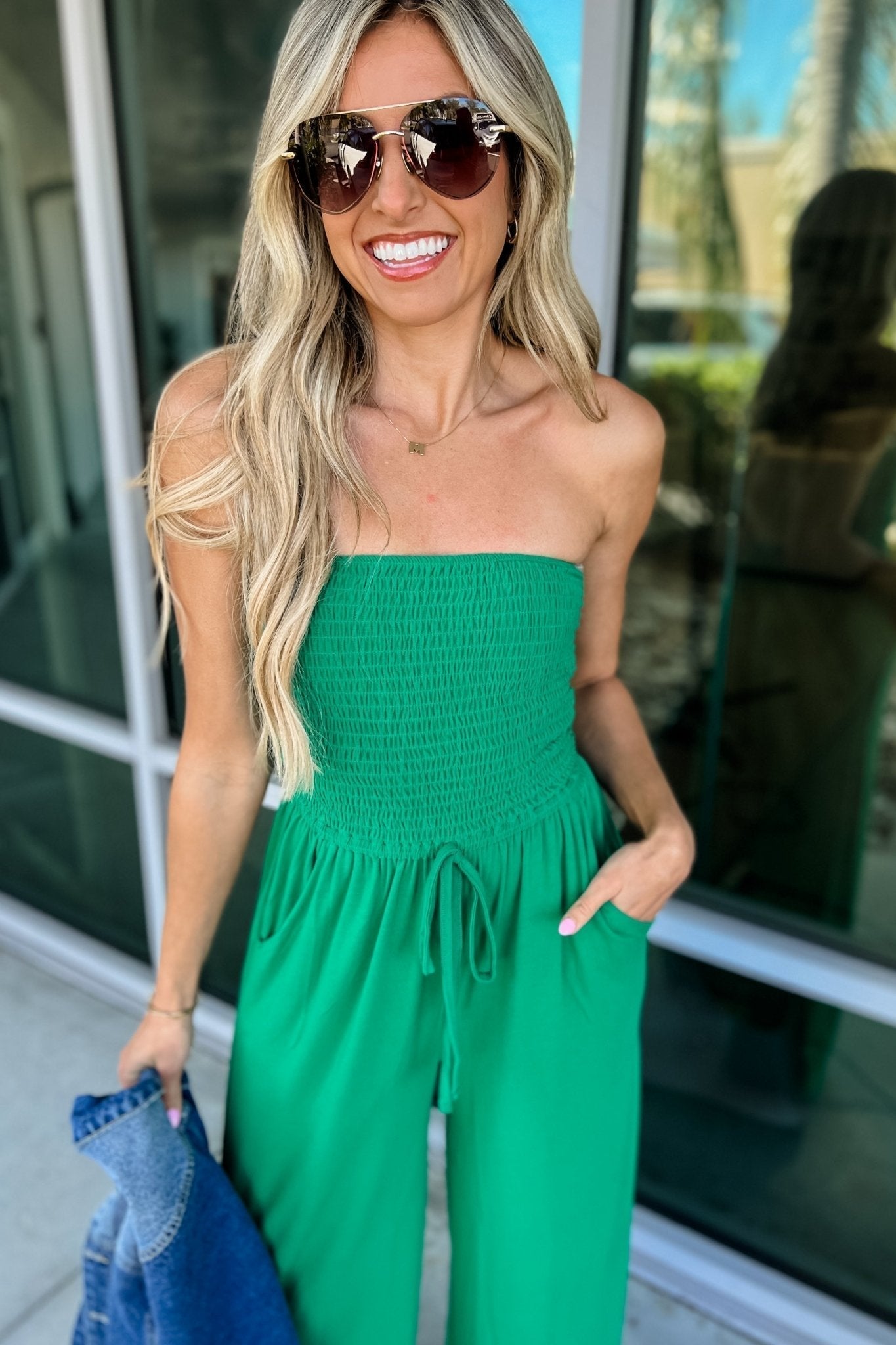 Élodie™ – Trendy Off-Shoulder Jumpsuit