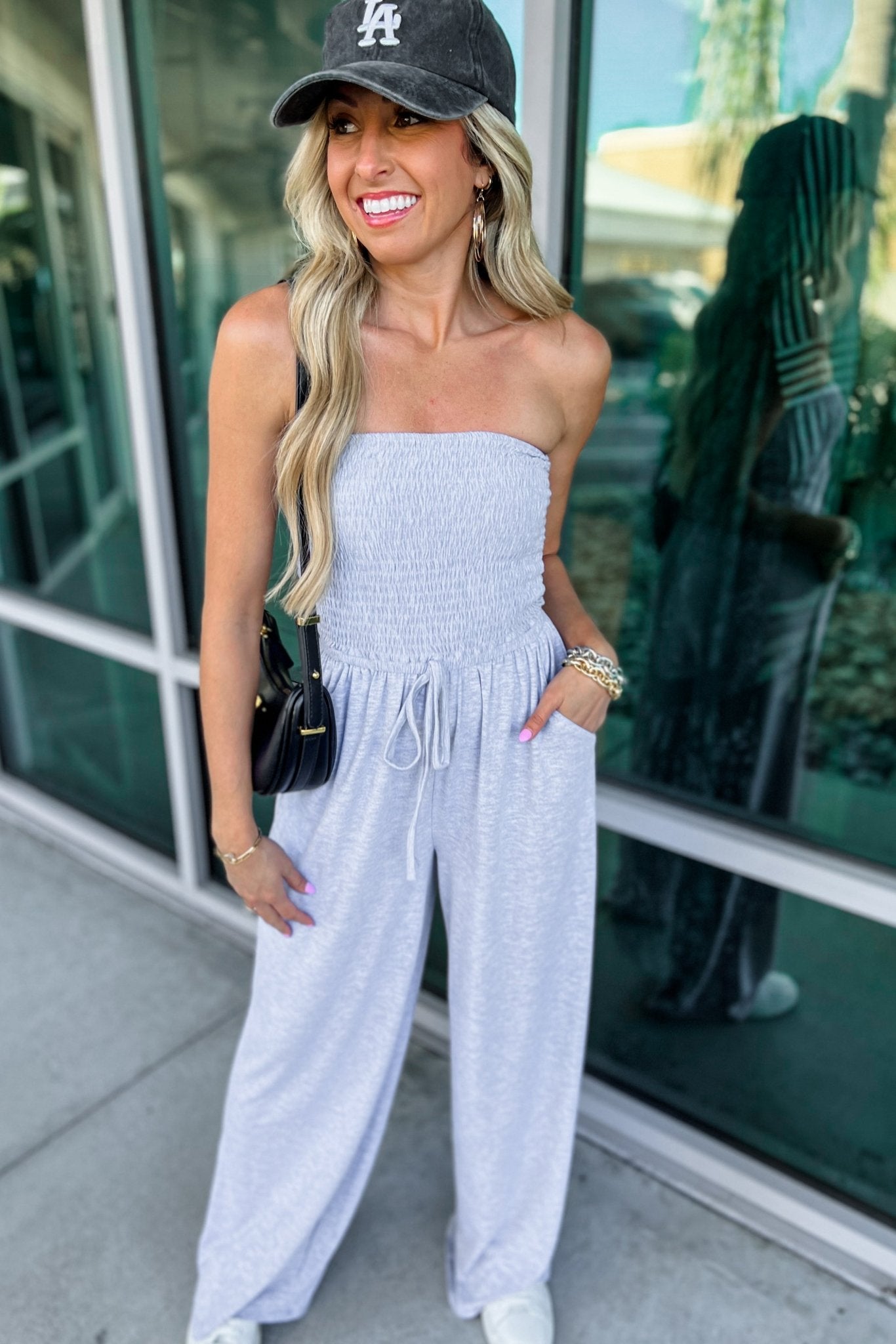 Élodie™ – Trendy Off-Shoulder Jumpsuit