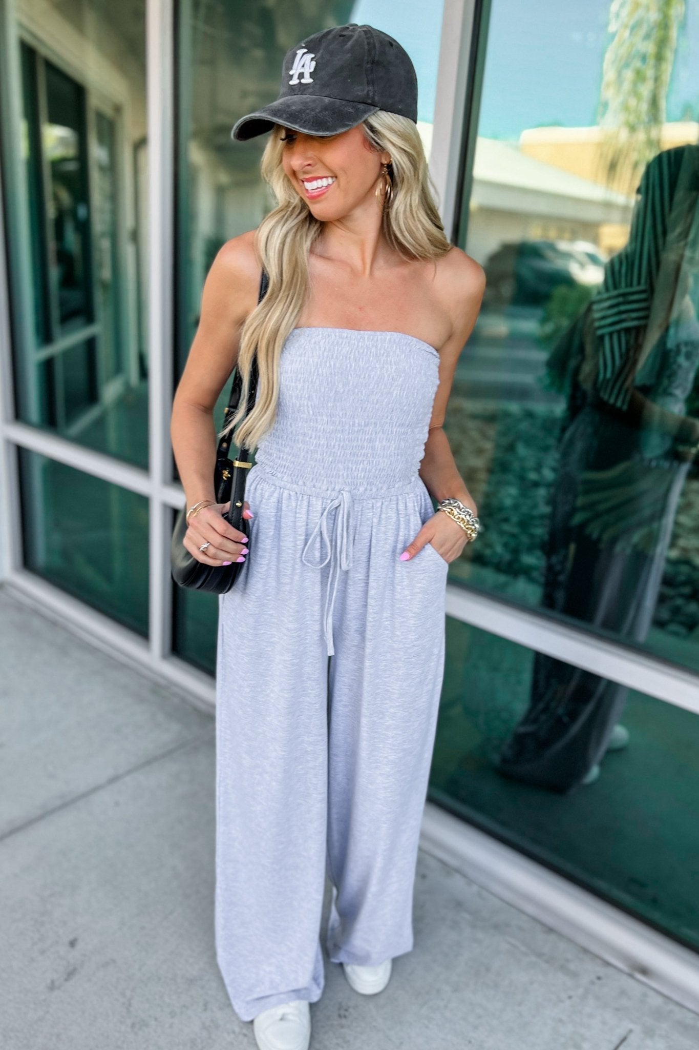 Élodie™ – Trendy Off-Shoulder Jumpsuit