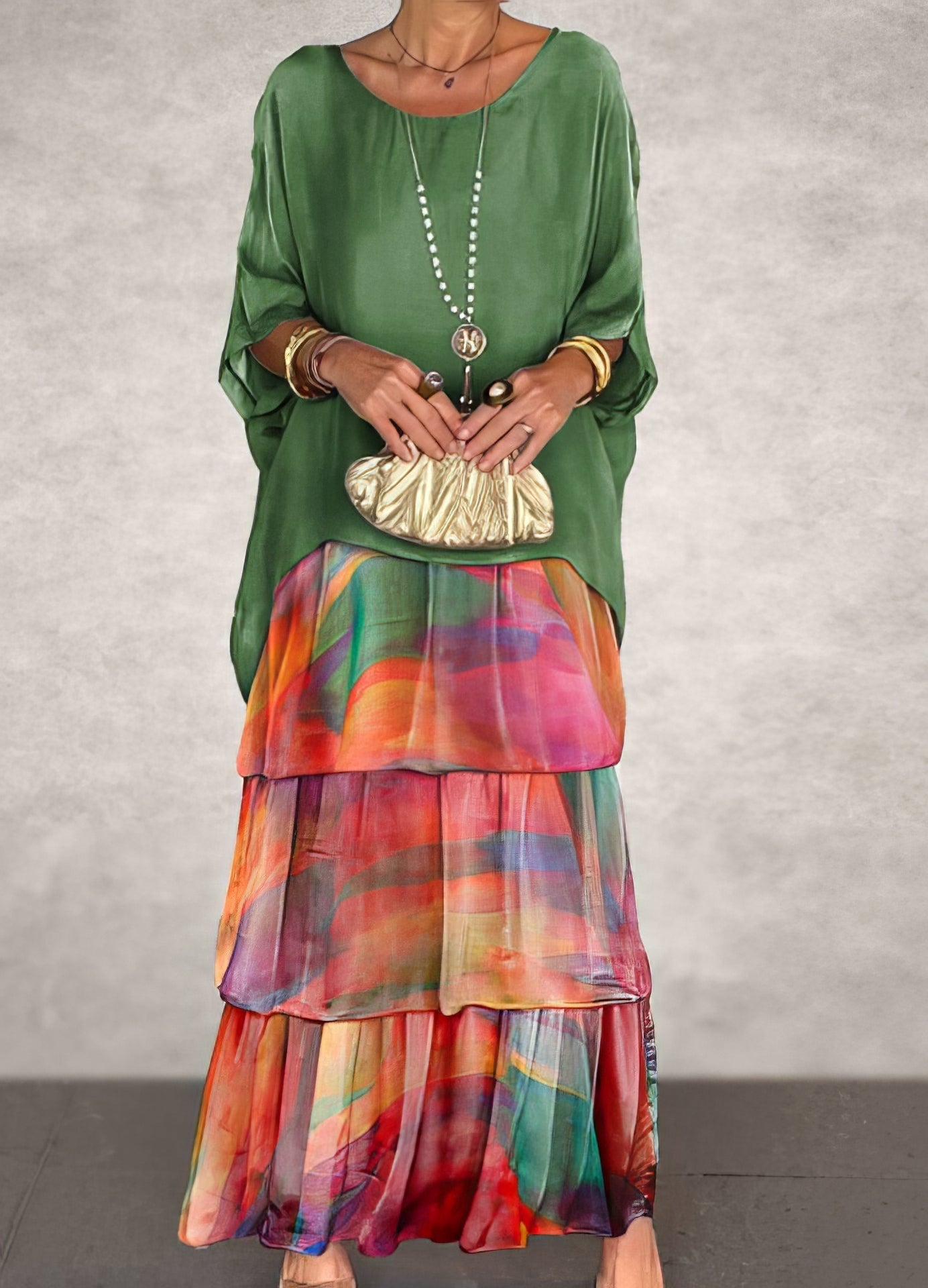 Mathurine™ | Artistieke Losvallende Jurk