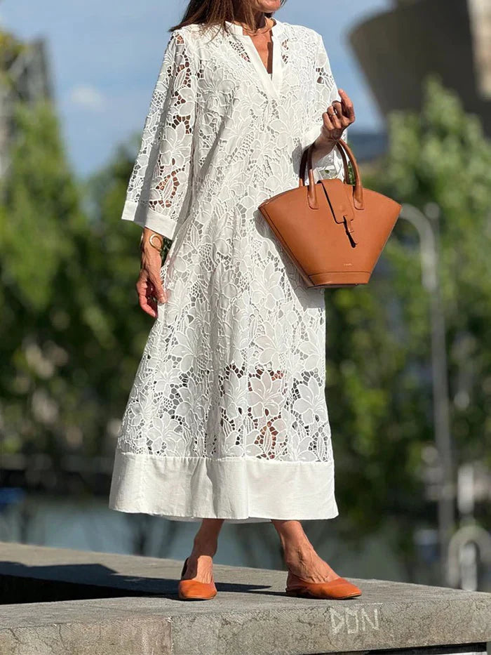 Elena™ - Elegante kanten jurk
