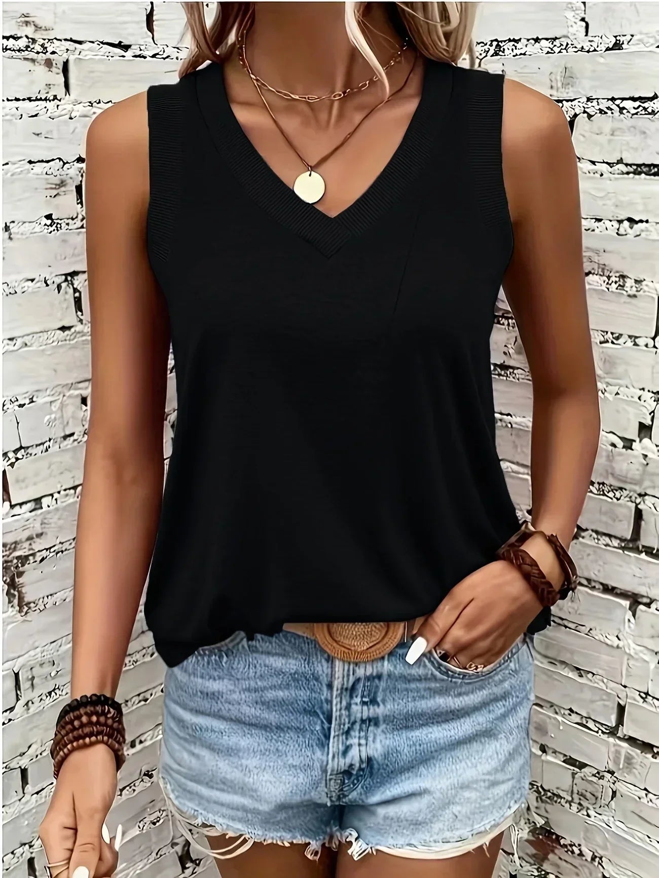 Assila - V-Hals Top
