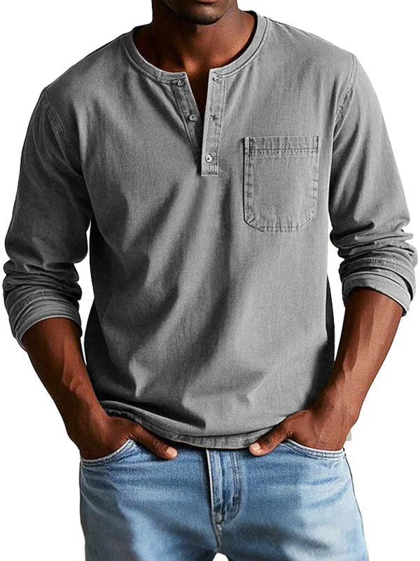 Victor™ | Vintage Longsleeve Overhemd