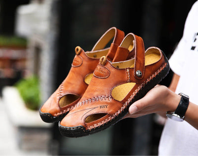 Laurent | Orthopedische leren sandalen