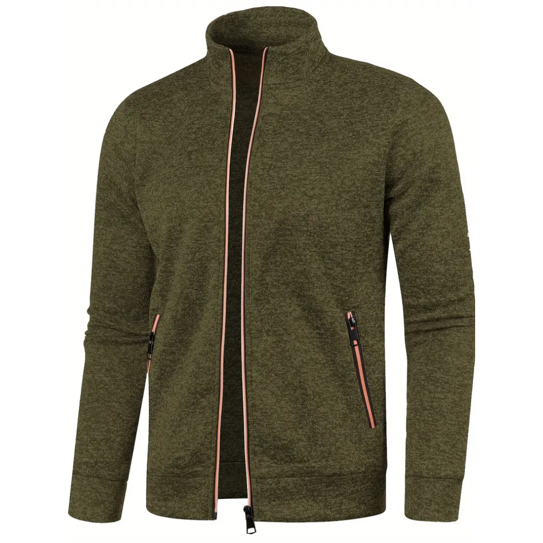 Eric™ – Klassiek Gebreid Vest met Rits