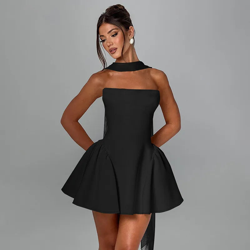 Ariane™ | Straploze Luxe Flare Jurk