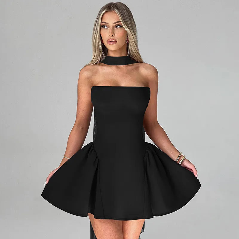 Ariane™ | Straploze Luxe Flare Jurk