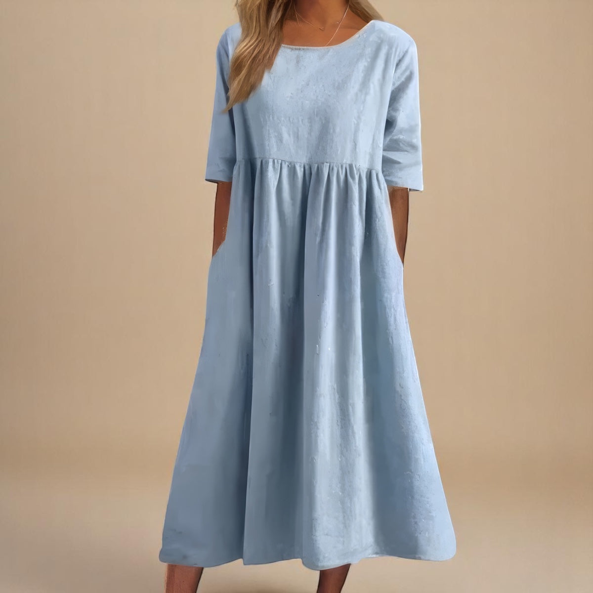 GIANNAH | ELEGANTE LICHTE & ZACHTE JURK