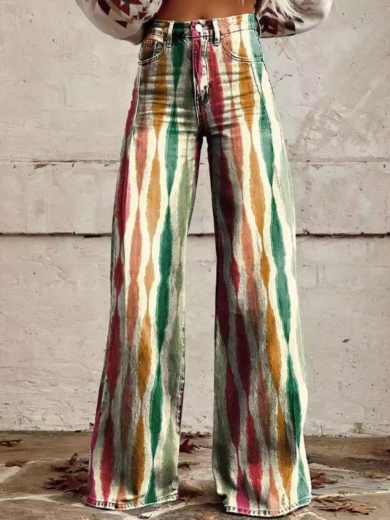 Lina | Stijlvolle Boho Vintagebroek voor een Trendy en Comfortabele Look