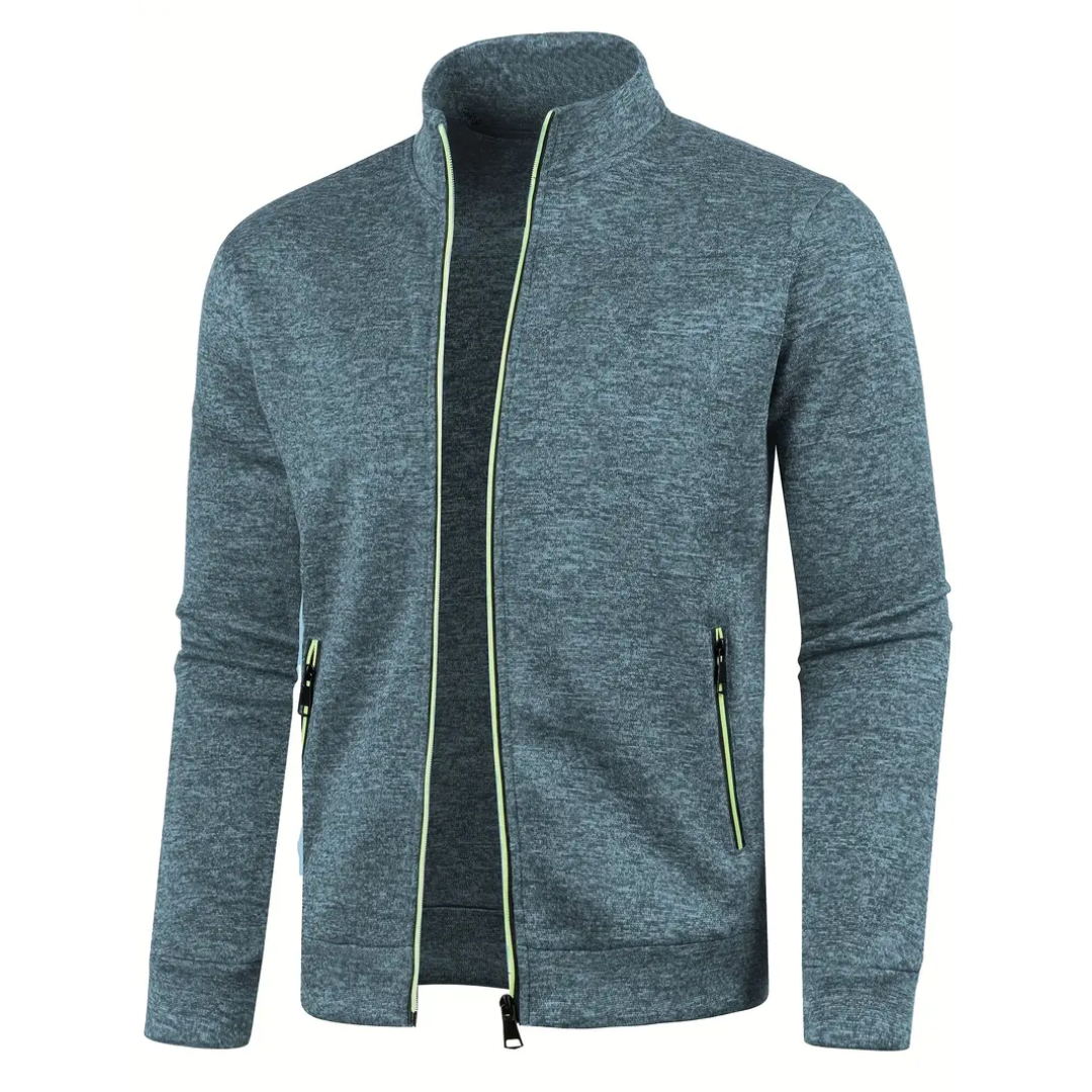 Eric™ – Klassiek Gebreid Vest met Rits