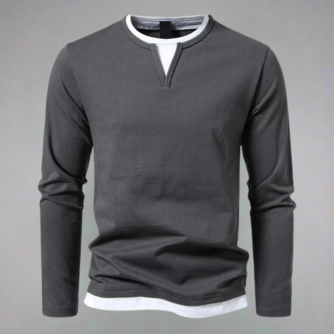 Ryan™ – Lange Mouwen Trui met V-Hals