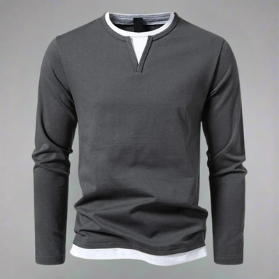 Ryan™ – Lange Mouwen Trui met V-Hals