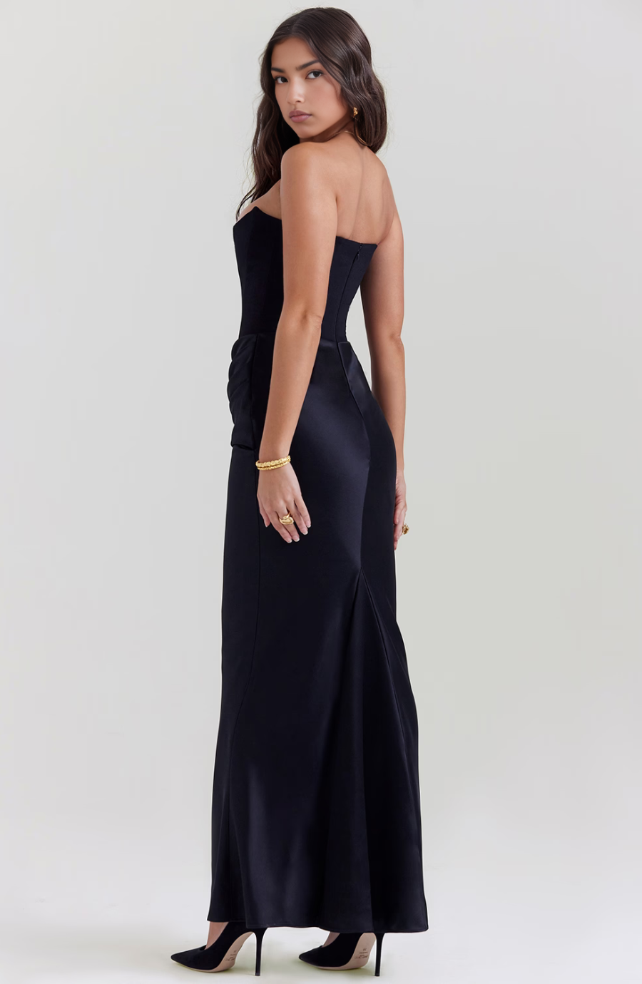 Tessa | Straploze Maxi Jurk