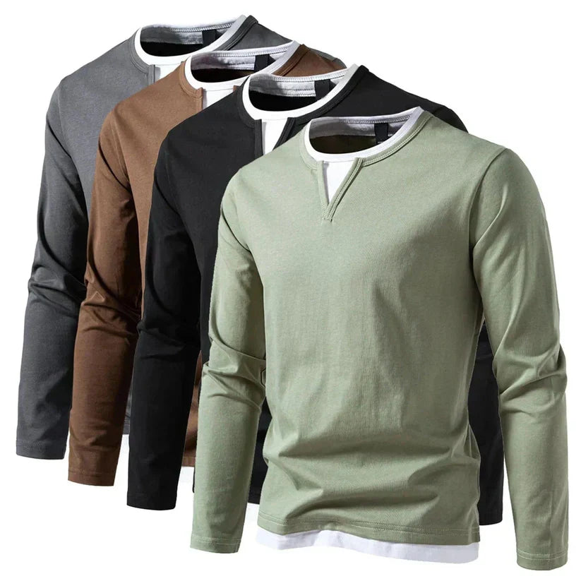 Ryan™ – Lange Mouwen Trui met V-Hals