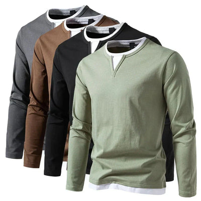Ryan™ – Lange Mouwen Trui met V-Hals