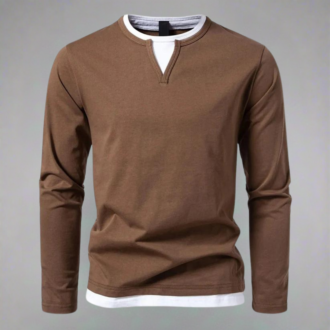 Ryan™ – Lange Mouwen Trui met V-Hals