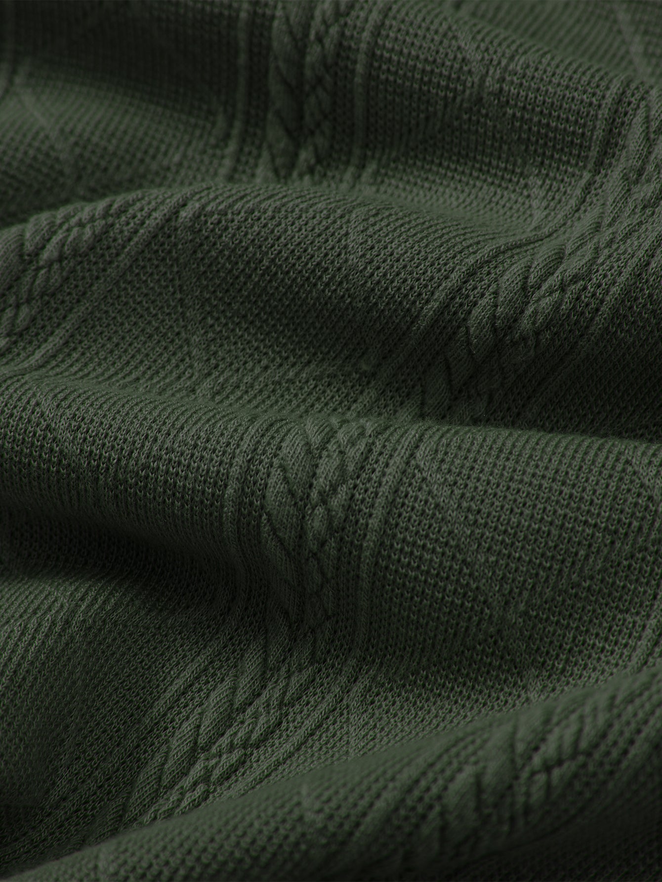 Rhombus Geometrisch Gebreid Poloshirt