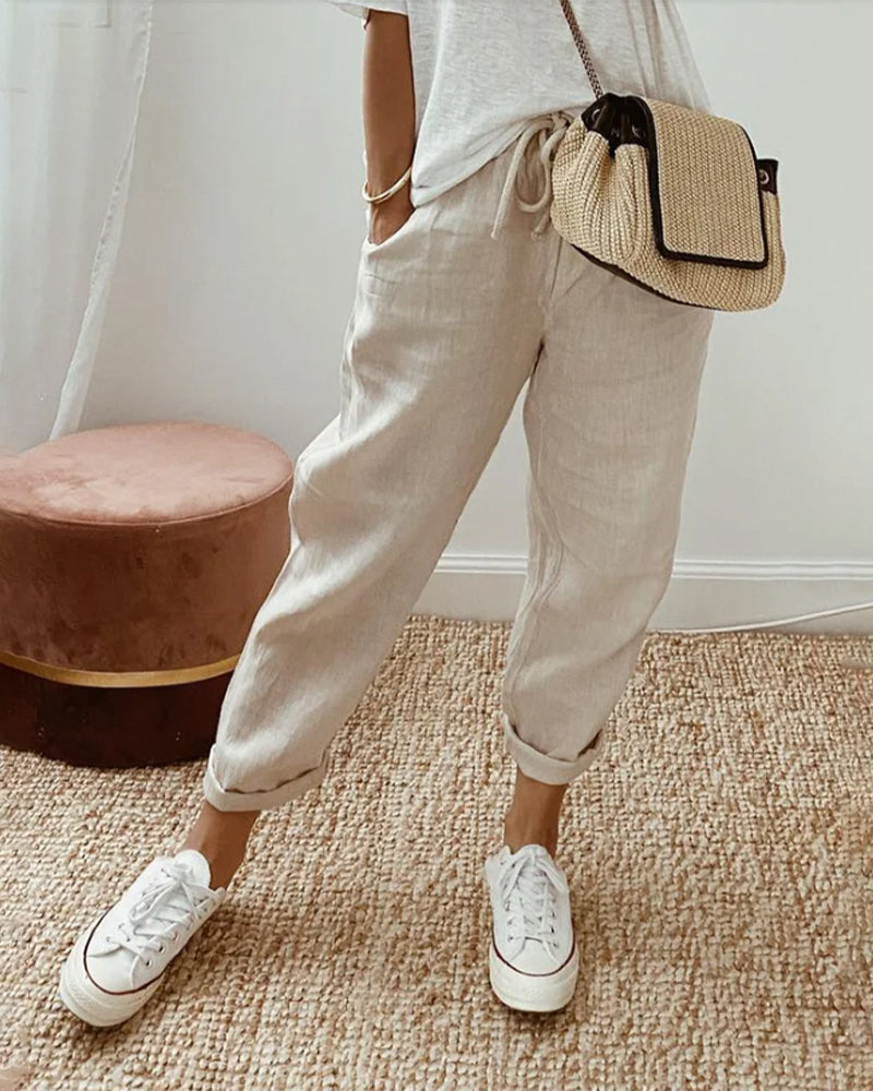 Linnen Anti-Zweetbroek | Casual & Elegant