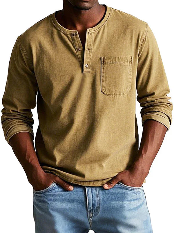 Victor™ | Vintage Longsleeve Overhemd