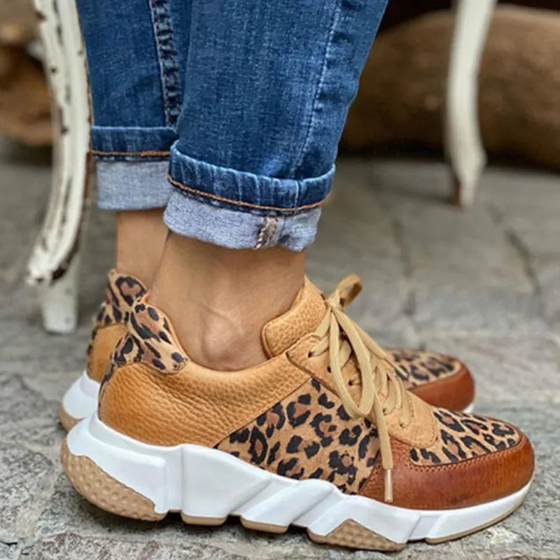 Helena - Comfortabele Leopardenschoenen