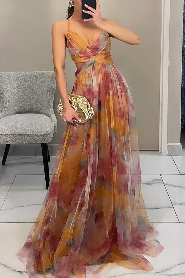Betoverende Maxi-jurk met Bloemenprint