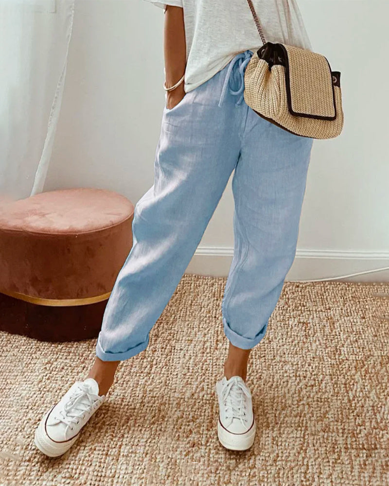 Linnen Anti-Zweetbroek | Casual & Elegant