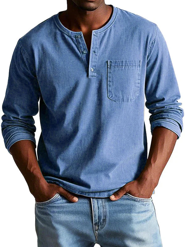 Victor™ | Vintage Longsleeve Overhemd