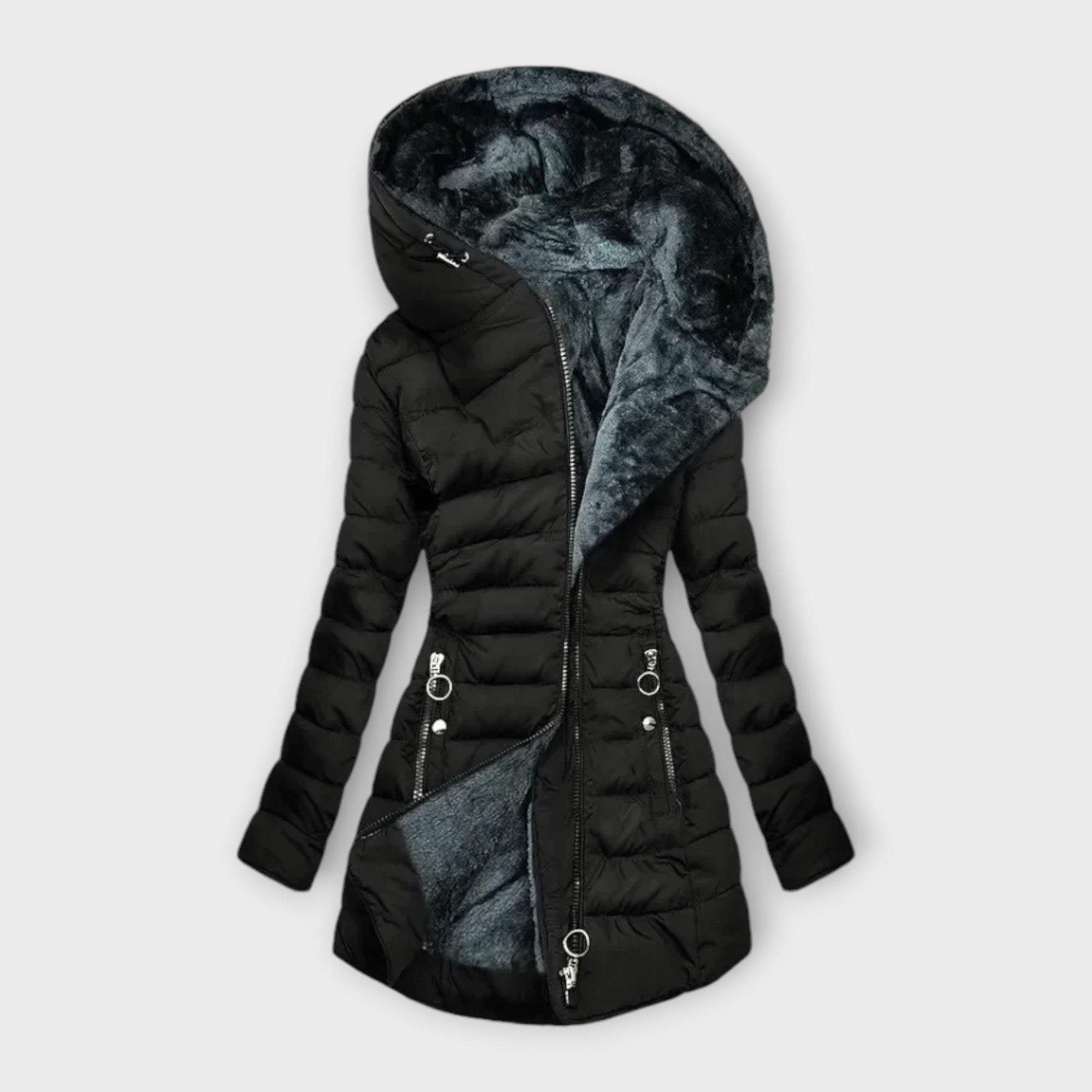 PAULA | LUXE WINTERJAS MET FAUX FUR VOERING