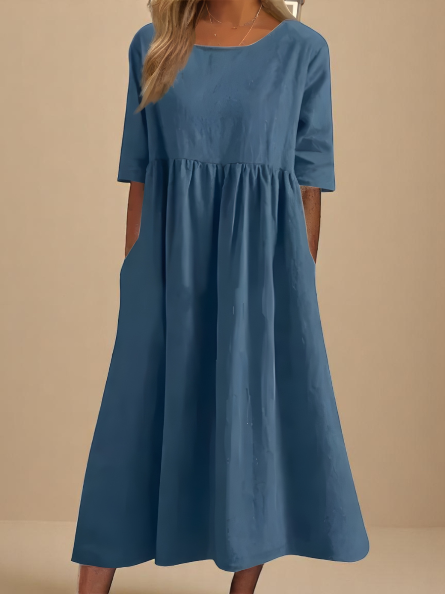 GIANNAH | ELEGANTE LICHTE & ZACHTE JURK