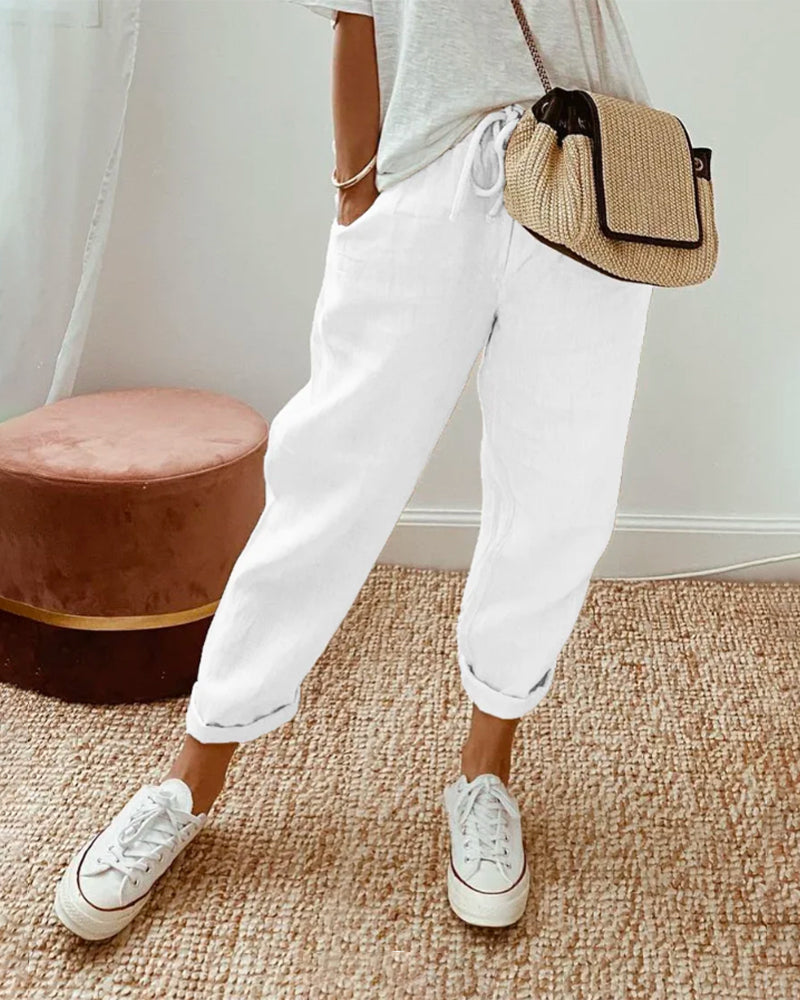 Linnen Anti-Zweetbroek | Casual & Elegant