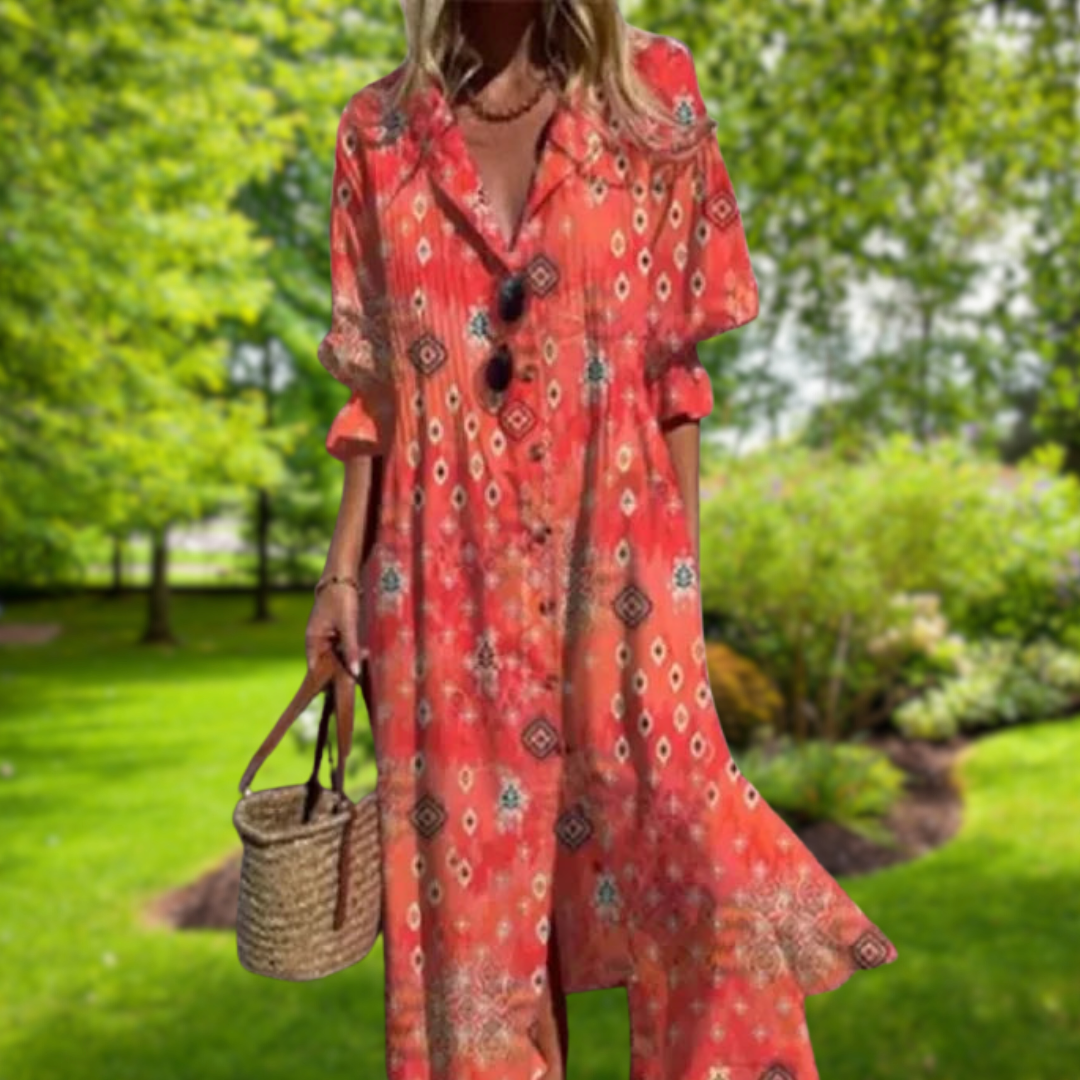 Lyra™ | Moeiteloze Boho Jurk