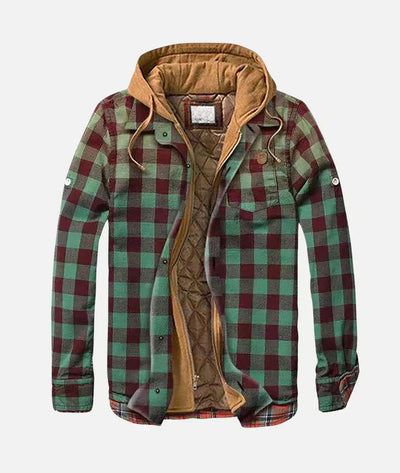 Alain – Patchwork geruite jas