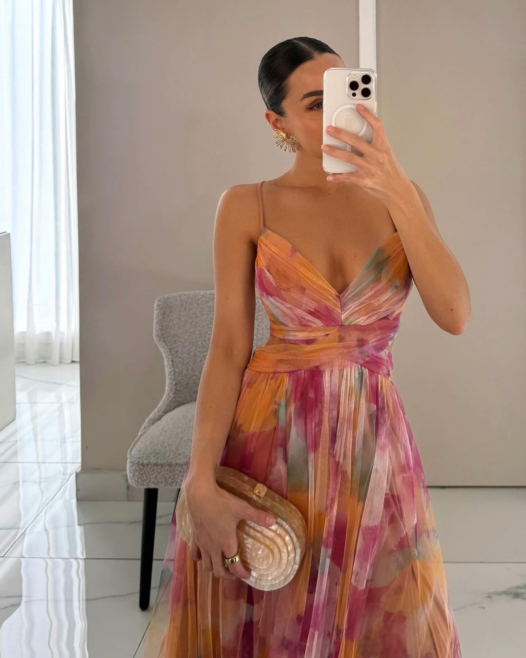 Betoverende Maxi-jurk met Bloemenprint