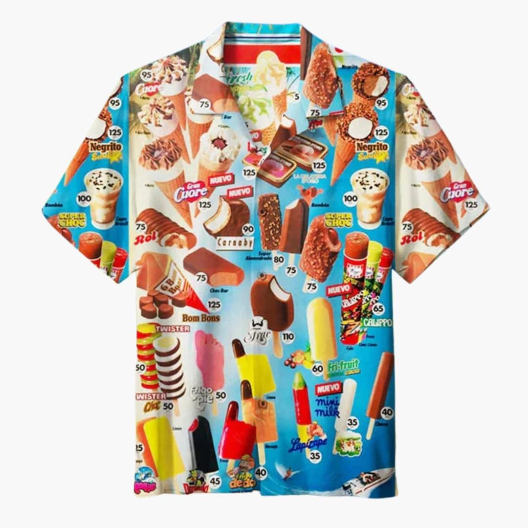 Lubomir – Elegant Zomerhemd met IJsjesprint