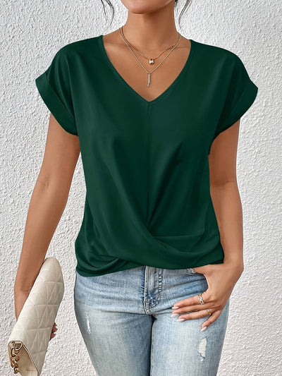 Cleo™ - Casual T-Shirt met Sweetheart-hals