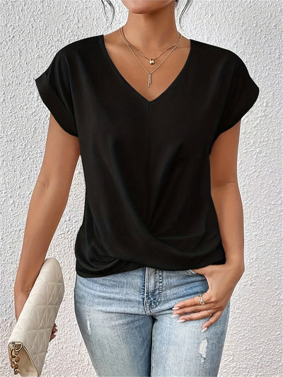 Cleo™ - Casual T-Shirt met Sweetheart-hals