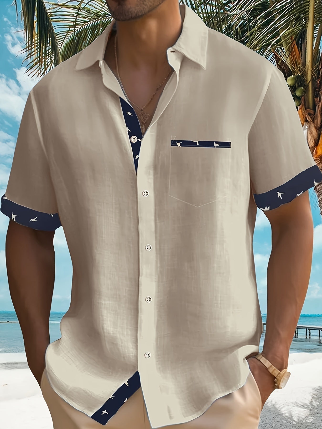 Julio – Elegant Overhemd met Korte Mouwen