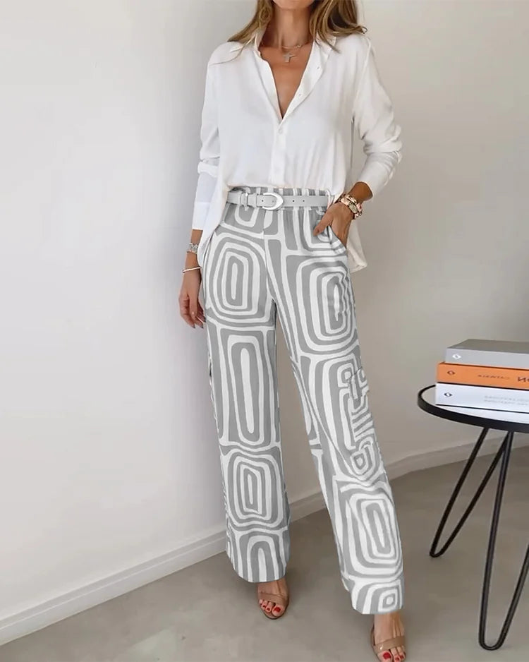Olivia | Stijlvolle Tweedelige Set (Cadeau: GRATIS Riempje)