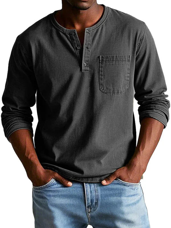 Victor™ | Vintage Longsleeve Overhemd