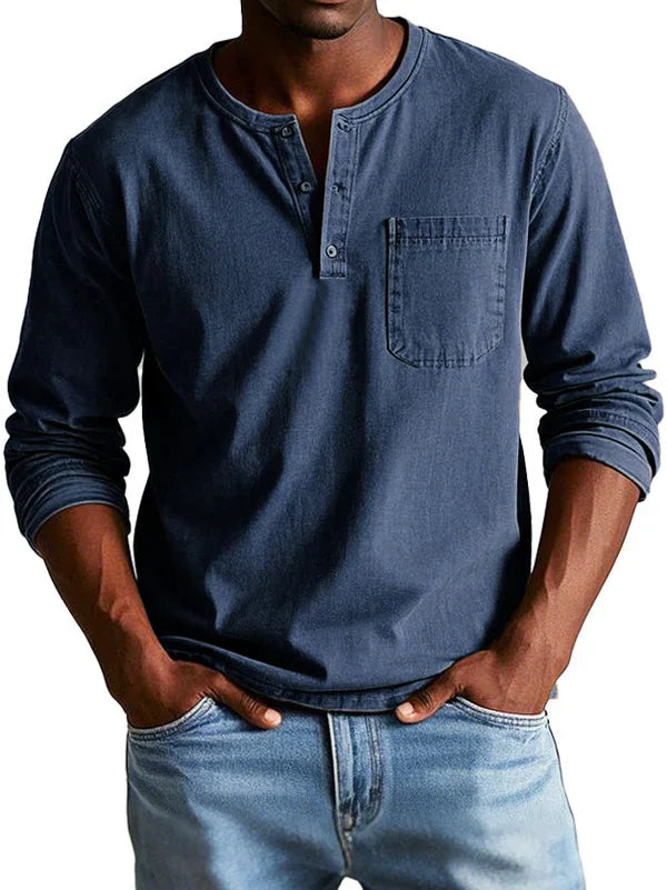 Victor™ | Vintage Longsleeve Overhemd