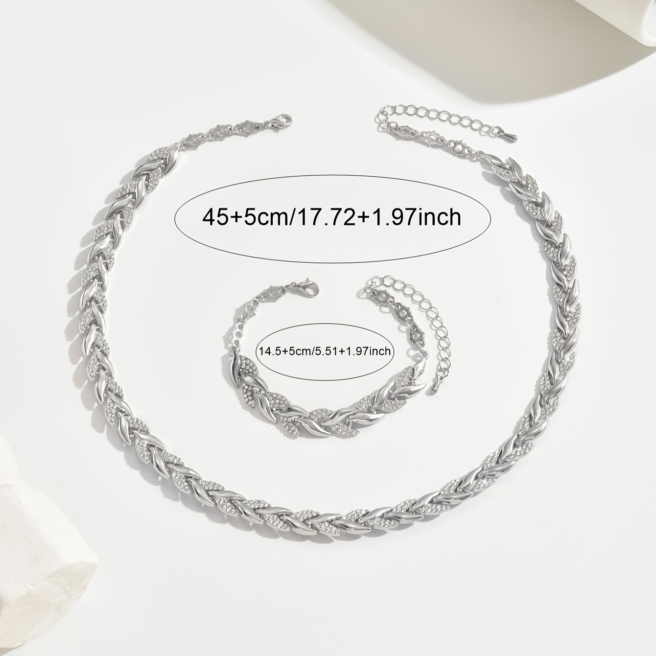 Prime® | Handgemaakte Vissenstaart Ketting & Armband Set